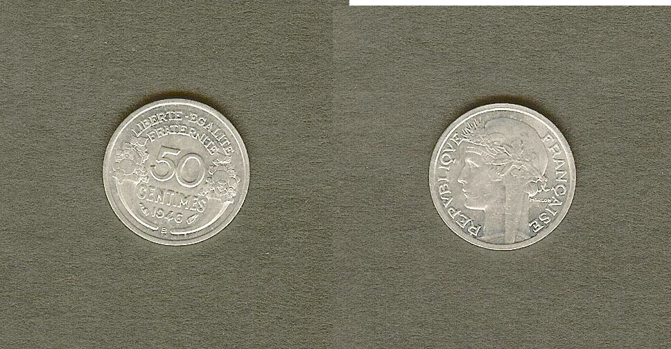 50 centimes Morlon 1946B AU+